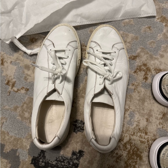 Common projects - Women's Original Achilles Leather Low-Top Sneakers - Picture 3 of 4